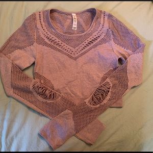 Alo yoga siren long sleeve crop